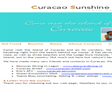 Tablet Screenshot of curacaosunshine.com